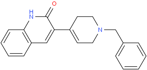 3-(1-苄基-1,2,3,6-四氢吡啶-4-基)喹啉-2-醇