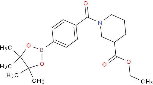 4-[3-(乙氧羰基)哌啶-1-羰基]苯硼酸频哪酯