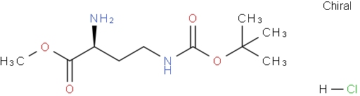 N'-叔丁氧羰基-L-2,4-二氨基丁酸甲酯盐酸盐