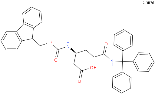 L-3-(Fmoc-氨基)-N-三苯甲基脂肪酸 6-酰胺