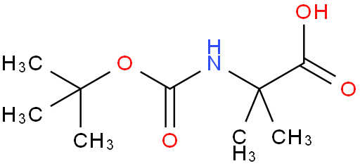 N-叔丁氧羰基-2-甲基丙氨酸