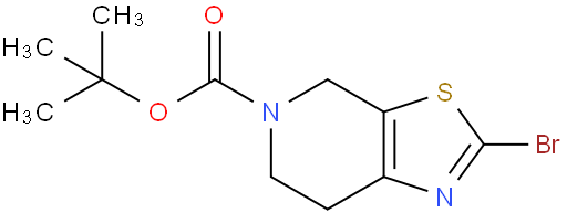 2-溴-6,7-二氢噻唑并[5,4-c]吡啶--5(4H)-甲酸叔丁酯