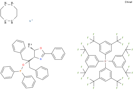 2-苯基-4-[(二苯基)(二苯基磷)甲基]-4,5-二氢-5-甲基氧唑铱