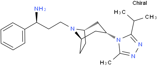 (S)-3-((1R,3R,5S)-3-(3-异丙基-5-甲基-4H-1,2,4-三唑-4-基)-8-氮杂-双环[3.2.1]辛-8-基)-1-苯基丙-1-胺