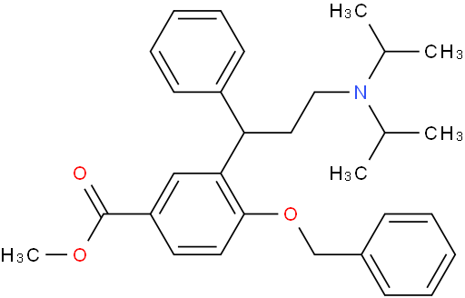 4-(苄氧基)-3-(3-(二异丙基氨基)-1-苯基丙基)苯甲酸甲酯