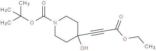 4-(3-乙氧基-3-氧代丙-1-炔-1-基)-4-羟基哌啶-1-甲酸叔丁酯