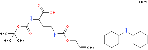 N-叔丁氧羰基-N'-烯丙氧基羰基-L-2,4-二氨基丁酸二环己胺盐