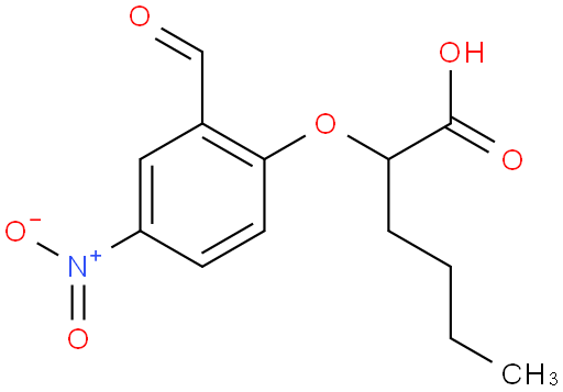 2-(2-甲酰基-4-硝基苯氧基)正己酸