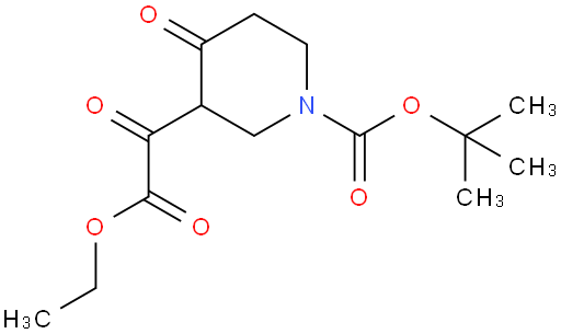 2-氧代-2-(1-Boc-4-氧代-3-哌啶基)乙酸乙酯