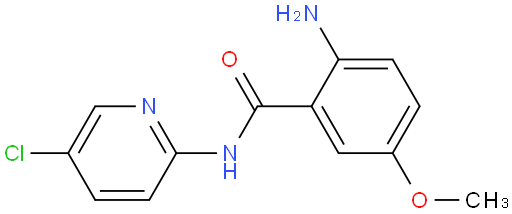 N-(5-氯-2-吡啶)-5-甲氧基-2-氨基苯甲酰胺