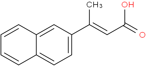 (E)-3-(萘-2-基)丁-2-烯酸