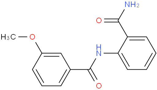 N-(2-氨基甲酰基苯基)-3-甲氧基苯甲酰胺