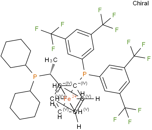 (1R)-1-[双[3,5-双(三氟甲基)苯基]膦基]-2-[(1R)-1-(二环己基膦基)乙基]二茂铁