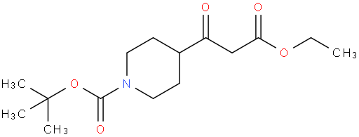 N-Boc-4-(2-乙氧羰基乙酰基)哌啶