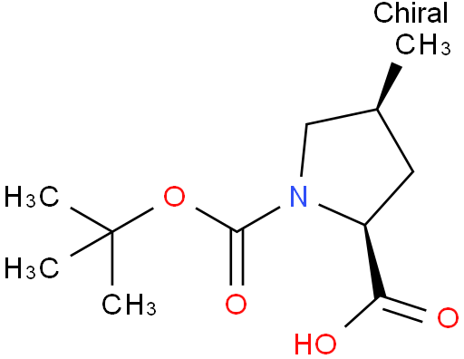 (2S,4S)-N-叔丁氧羰基-4-甲基吡咯烷-2-甲酸