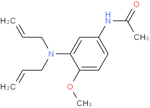 3-(N,N-二烯丙基)氨基-4-甲氧基乙酰苯胺