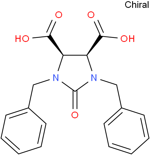 顺1,3-二苄基咪唑-2-酮-4,5-二羧酸