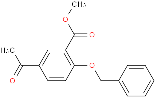 5-乙酰基-2-(苯基甲氧基)苯甲酸甲酯