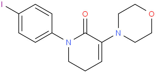 1-(4-碘苯基)-3-吗啉-5,6-二氢吡啶-2(1H)-酮