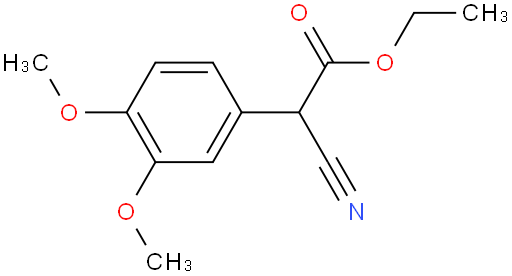 氰基(3,4-二甲氧基苯基)乙酸乙酯