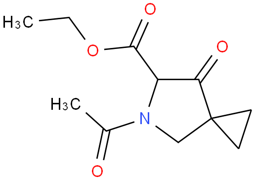 5-乙酰基-7-氧代-5-氮杂螺[2.4]庚烷-6-羧酸乙酯