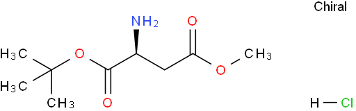 (S)-1-氨基琥珀酸4-甲酯叔丁酯盐酸盐