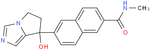 6-(6,7-二氢-7-羟基-5H-吡咯并[1,2-c]咪唑-7-基)-N-甲基-2-萘羧酰胺