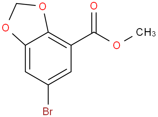 6-溴苯并[d][1,3]二氧代-4-羧酸甲酯