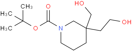 3-(2-羟乙基)-3-(羟甲基)哌啶-1-甲酸叔丁酯