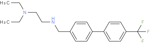 N,N-二乙基-N'-(4'-三氟甲基联苯-4-基甲基)-乙烷-1,2-二胺