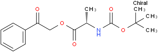 (S)-2-氧代-2-苯基乙基2-((叔丁氧基羰基)氨基)丙酸乙酯