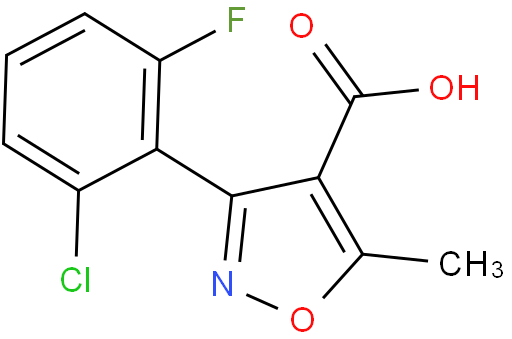 3-(2-氯-6-氟苯基)-5-甲基异噁唑-4-羧酸