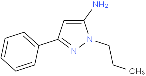 3-苯基-1-丙基-1H-吡唑-5-胺