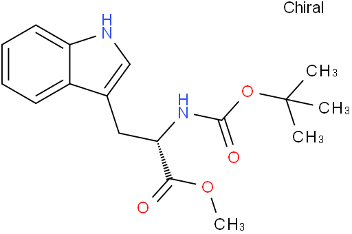 (S)-2-((叔丁氧基羰基)氨基)-3-(1H-吲哚-3-基)丙酸甲酯