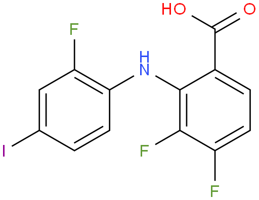 3,4-二氟-2-((2-氟-4-碘苯基)氨基)苯甲酸
