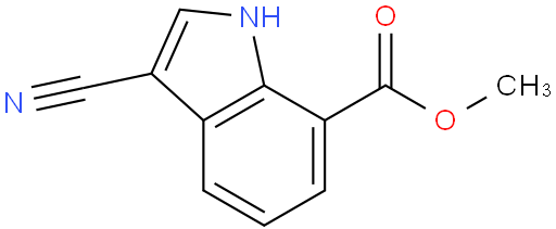 3-氰基-1H-吲哚-7-甲酸甲酯