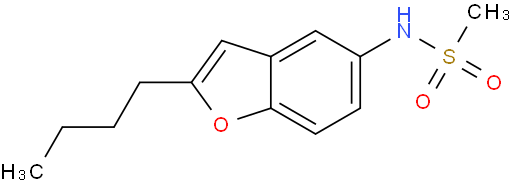 2-丁基-5-[甲磺酰胺基]苯并呋喃