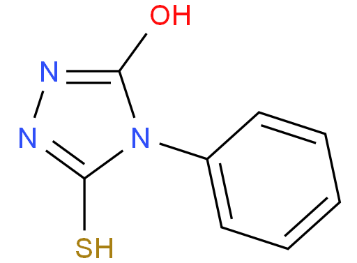 5-巯基-4-苯基-4氢-3-羟基-1,2,4-三唑
