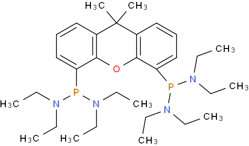 P,P'-(9,9-二甲基-9H-氧杂蒽-4,5-二基)双[N,N,N',N'-四乙基-亚膦酸二酰胺]