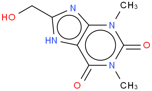 8-(羟甲基)-1,3-二甲基-1H-嘌呤-2,6-(3H,7H)-二酮