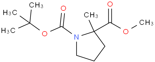 1-叔丁基2-甲基2-甲基吡咯烷-1,2-二羧酸酯