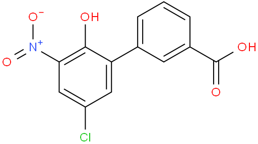 5'-氯-3'-硝基-2'-羟基-[1,1'-联苯]-3-甲酸