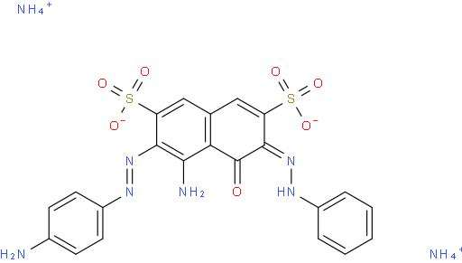 (E)-5-氨基-6-((E)-(4-氨基苯基)二氮烯基)-4-氧代-3-(2-苯基亚肼基)-3,4-二氢化萘-2,7-二磺酸