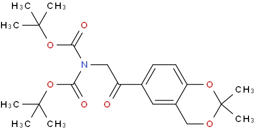 二-(叔丁基)2-(2,2-二甲基-4H-1,3-苯并二噁英-6-基)-2-氧代乙基亚氨基二碳酸酯