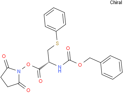 ((R)-2,5-二氧代吡咯烷-1-基2-(((苄氧基)羰基)氨基)-3-(苯硫基)丙酸乙酯
