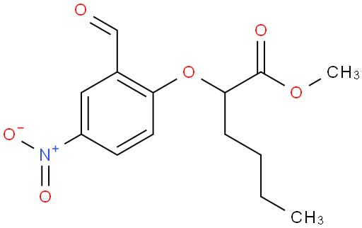 2-(2'-甲酰基-4'-硝基苯氧基)己酸甲酯