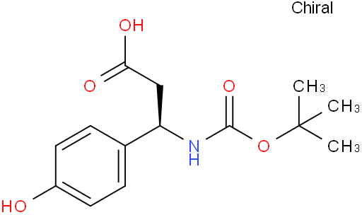 Boc-R-3-氨基-3-(4-羟基-苯基)-丙酸