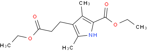 2,4-二甲基-5-(乙氧羰基)-3-吡咯丙酸乙酯