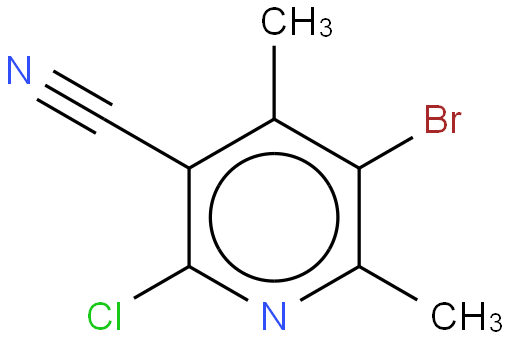 2-氯-4,6-二甲基-5-溴烟腈