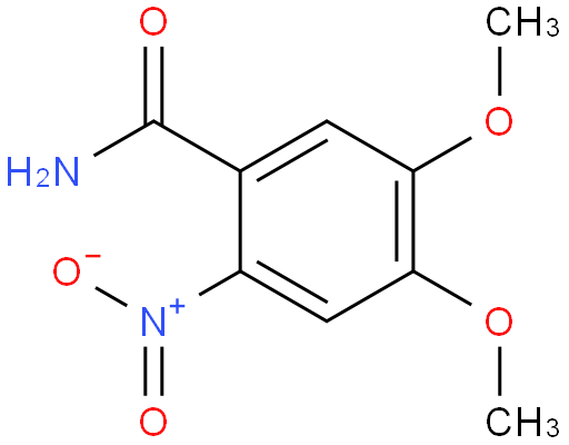 4,5-二甲氧基-2-硝基苯甲酰胺